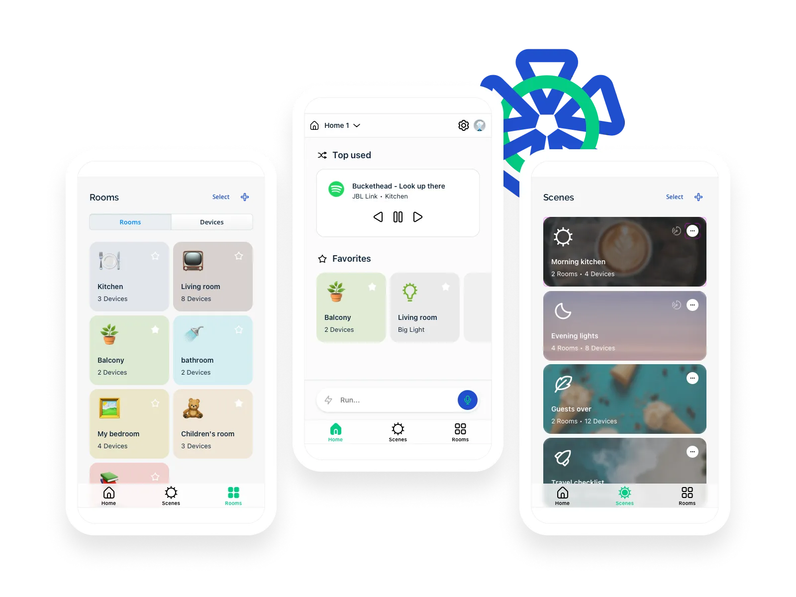 Integrated smart home app