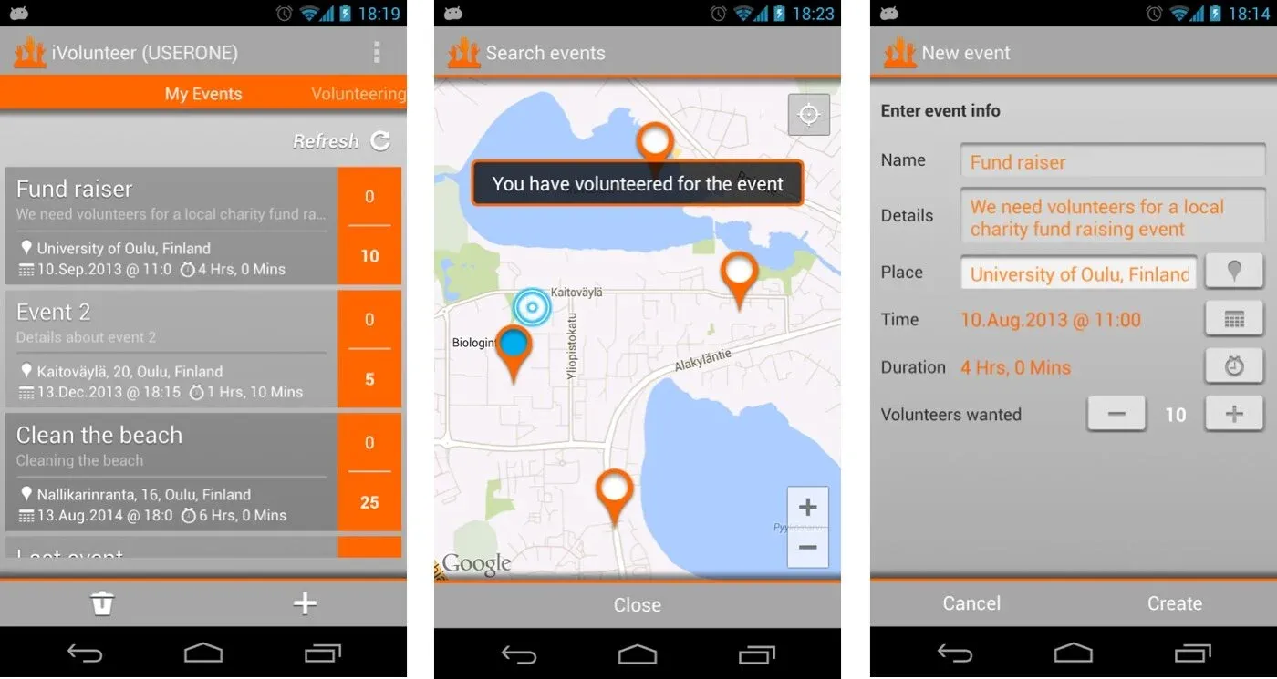 Promotional overview of the crowdsourcing app suite
