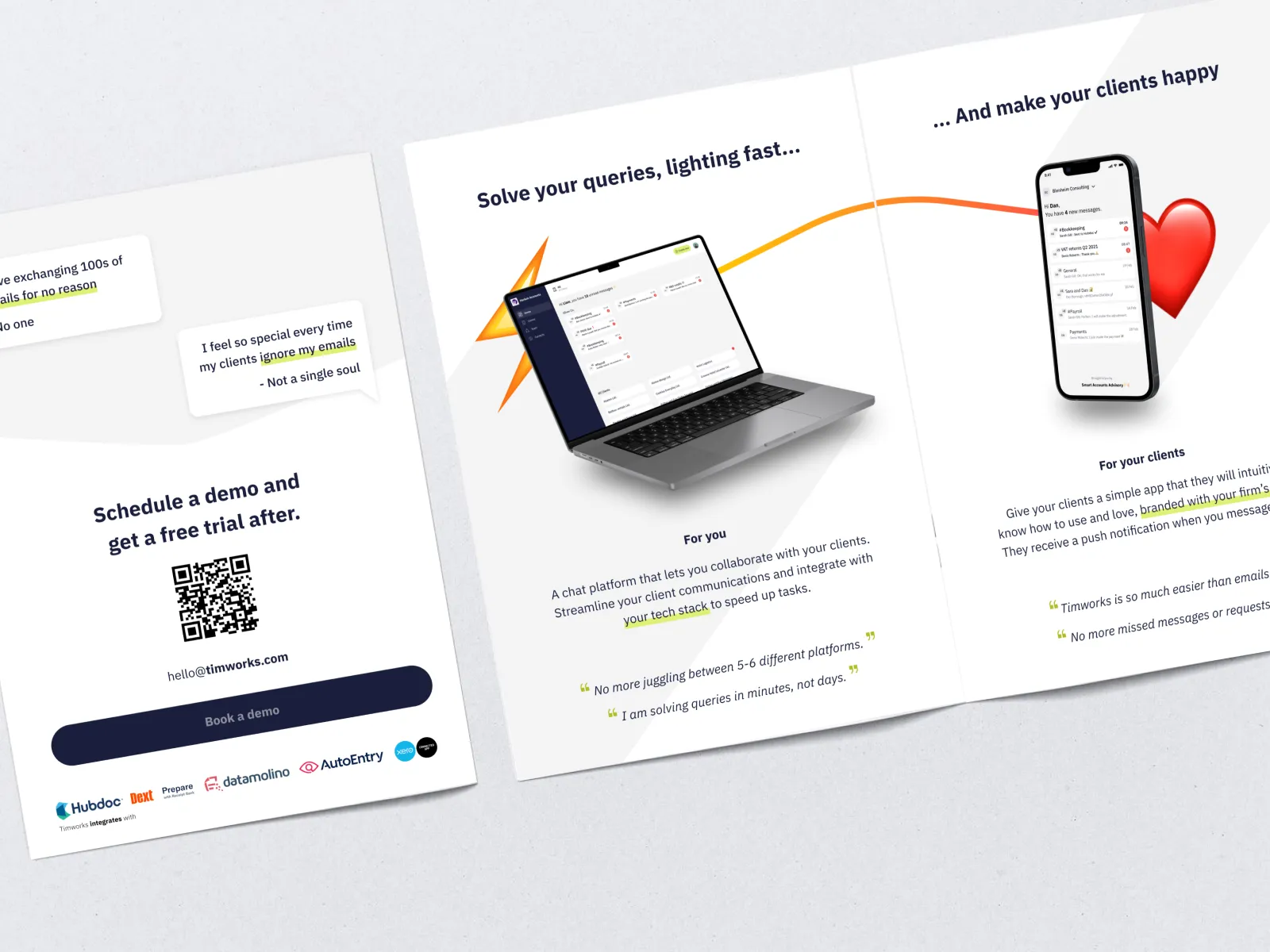 Trade show brochure designs