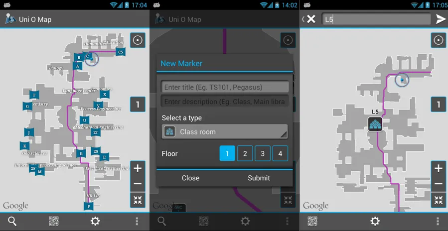 UnioMap indoor positioning system