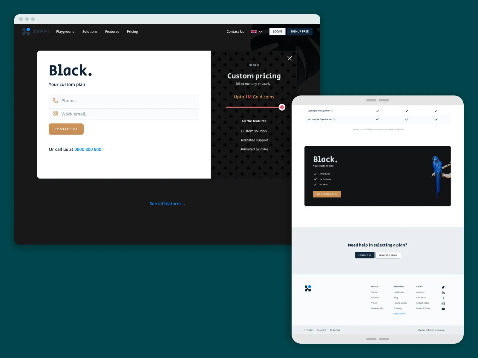Pricing strategy exploration for the Zeffi website