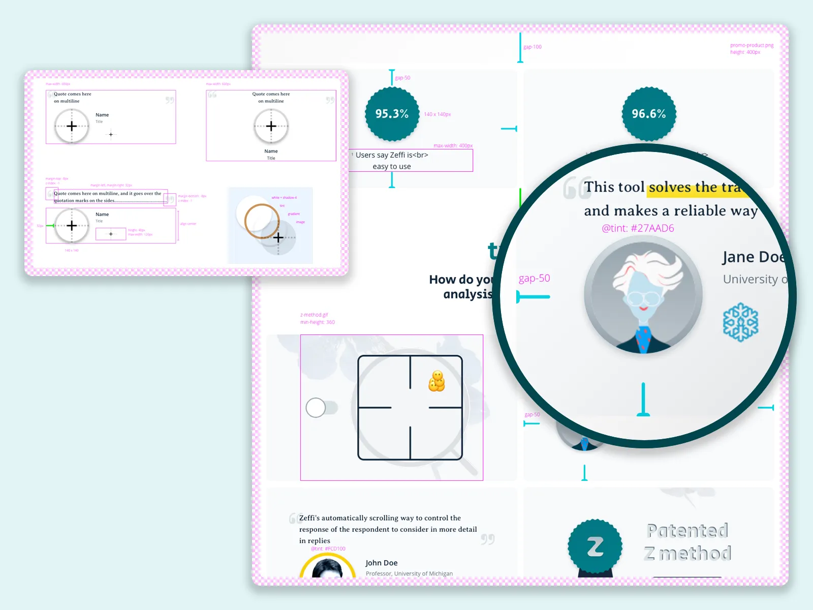 Developer handoff documentation for the Zeffi website