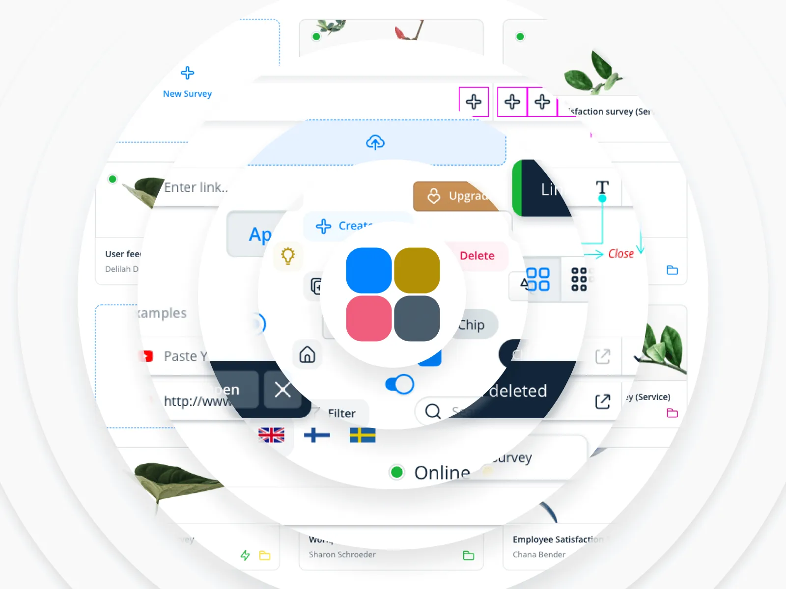 B2B design system showing component library and usage guidelines